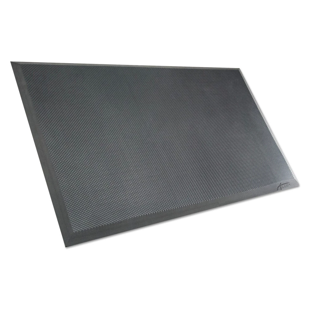 Alera ALEAE23AFM AdaptivErgo 24 In. X 36 In. Anti-Fatigue Mat - Black