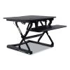 Alera ALEAEWR1B AdativErgo 26.75 In. X 31 In. X 19.63 In. Sit Stand Lifting Workstation - Black