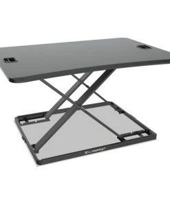 Alera AE1SPLR AdaptivErgo 31.33 In. X 21.63 In. X 1.5 In. - 16 In. Ultra-Slim Sit-Stand Desk - Black