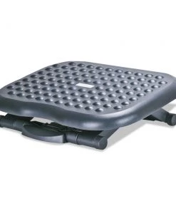 Alera ALEFS212 4.5 In. - 6.75 In X 13.75 In. X 17.75 In. Relaxing Adjustable Footrest - Black