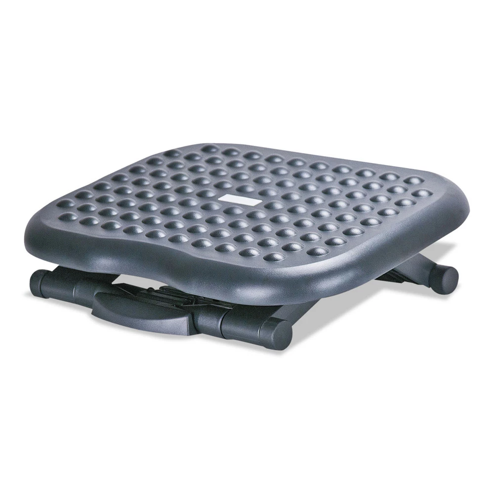 Alera ALEFS212 4.5 In. - 6.75 In X 13.75 In. X 17.75 In. Relaxing Adjustable Footrest - Black