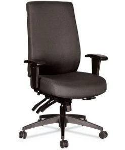 Alera ALEHPT4101 Wrigley Series 24/7 High Performance High-Back Multi-Function Task Chair - Black
