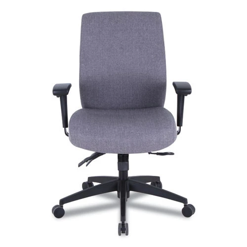 Alera HPT4241 Wrigley Series 24/7 High Performance Mid-Back Multifunction Task Chair - Gray - Image 4