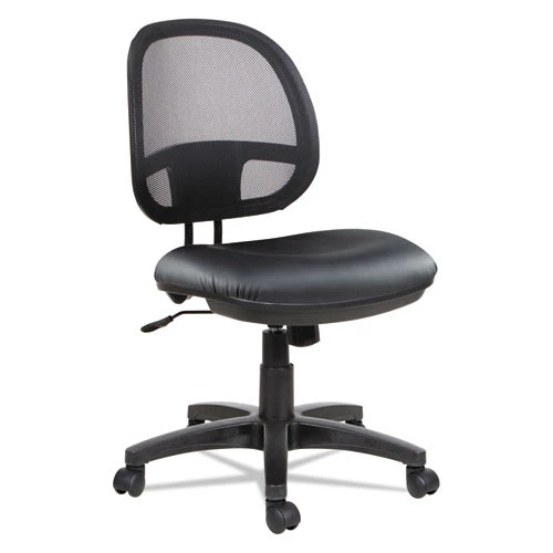 Alera ALEIN4815 Interval Series Swivel/Tilt Mesh Chair - Black