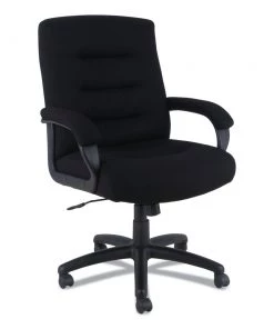 Alera 12010-02B Kesson Series 300 Lbs. Capacity Mid-Back Office Chair - Black