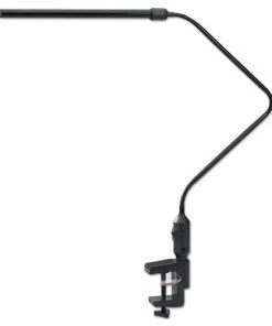 Alera ALELED902B 5.13 In. X 21.75 In. X 21.75 In. LED Desk Lamp With Interchangeable Base/Clamp - Black