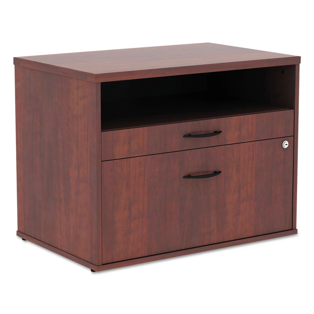 Alera ALELS583020MC Open Office Series 29.5 In. X 19.13 In. X 22.88 In. Low File Cabient Credenza - Medium Cherry