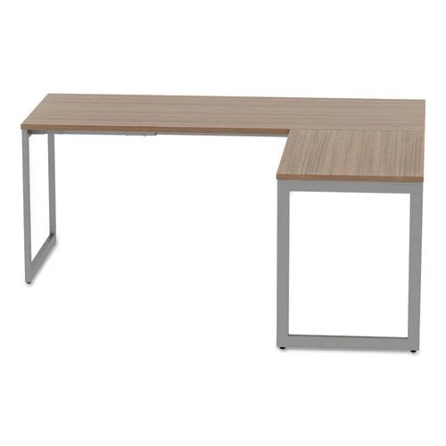 Alera ALELSRT24GR Open Office Series 23-3/8 In. X 28-1/2 In. Fully Adjustable O-Leg Return Base - Image 10