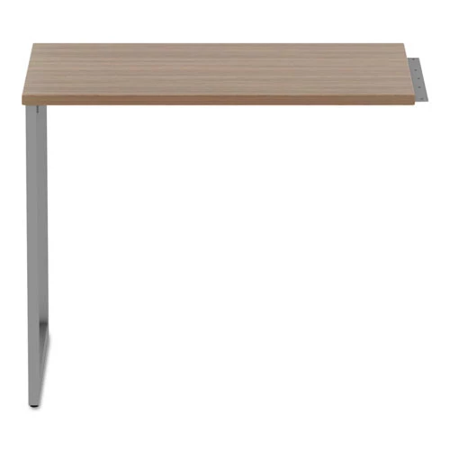 Alera ALELSRT24GR Open Office Series 23-3/8 In. X 28-1/2 In. Fully Adjustable O-Leg Return Base - Image 11