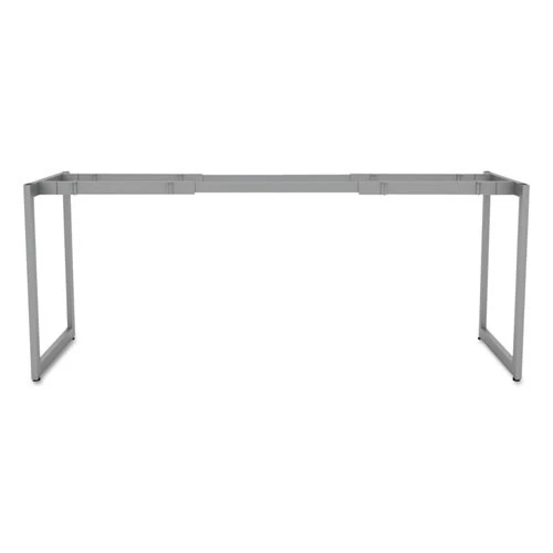Alera ALELSTB24GR Open Office Desk Series Adjustable O-Leg 24 In. Desk Base - Silver - Image 5