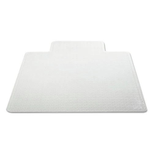 Alera CM1J232ALEPL Occasional Use 45 In. X 53 In. Wide Lip Studded Chair Mat For Flat Pile Carpet - Clear - Image 3