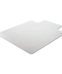 Alera CM12233ALEPL Moderate Use 45 In. X 53 In. Wide Lip Studded Chair Mat For Low Pile Carpet - Clear