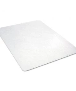 Alera CM2E442FALEPL All Day Use Non-Studded 46 In. X 60 In. Chair Mat For Hard Floors - Clear