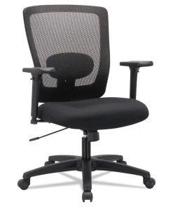 Alera ALENV42B14 Envy Series Mesh Mid-Back Swivel/tilt Chair, Black