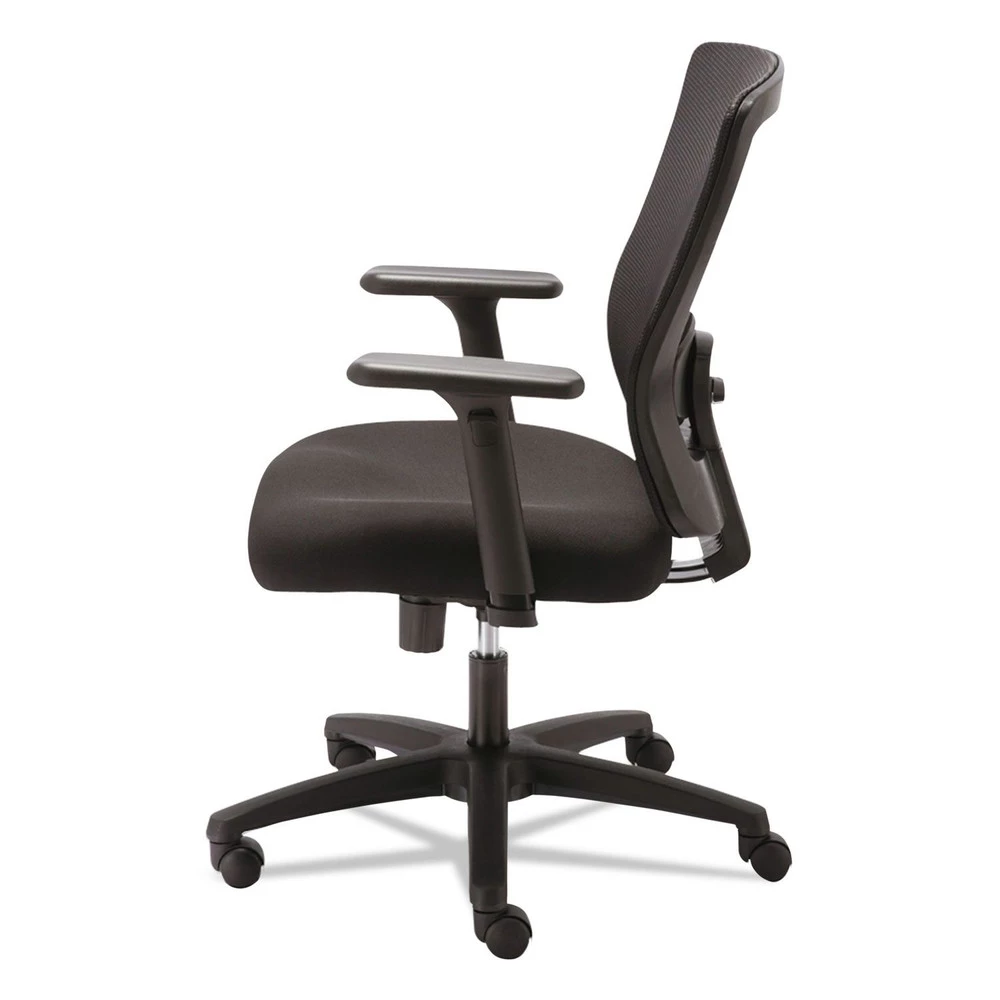 Alera ALENV42B14 Envy Series Mesh Mid-Back Swivel/tilt Chair, Black - Image 3