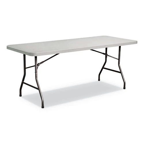 Alera ALEPT7230G 72 In. X 29-5/8 In. X 29-1/4 In. Rectangular Plastic Folding Table - Gray