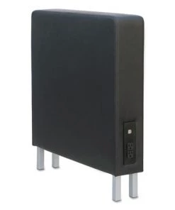 Alera ALEQB8316 QUB Series 5.88 In. X 23.38 In. X 30.5 In. Powdered Armrest Wedge - Black