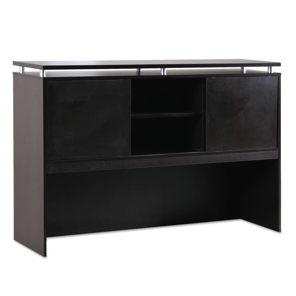 Alera ALESE267215ES 72 In. X 15 In. X 42.5 In. Sedina Series Hutch With Sliding Doors - Espresso