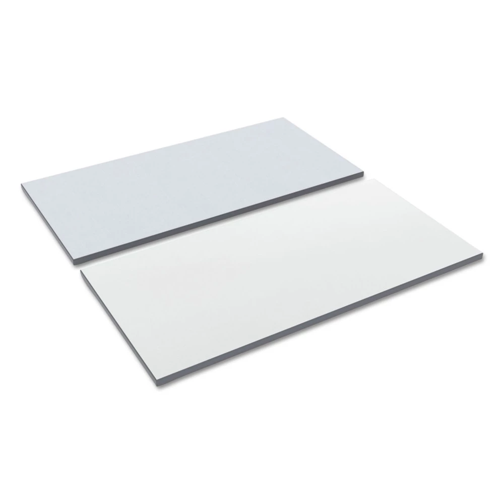 Alera ALETT6024WG Reversible 59-3/8 In. X 23-5/8 In. Rectangular Laminate Table Top - White/Gray