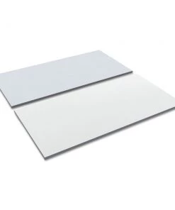 Alera ALETT6030WG Reversible 59-3/8 In. X 29-1/2 In. Rectangular Laminate Table Top - White/Gray
