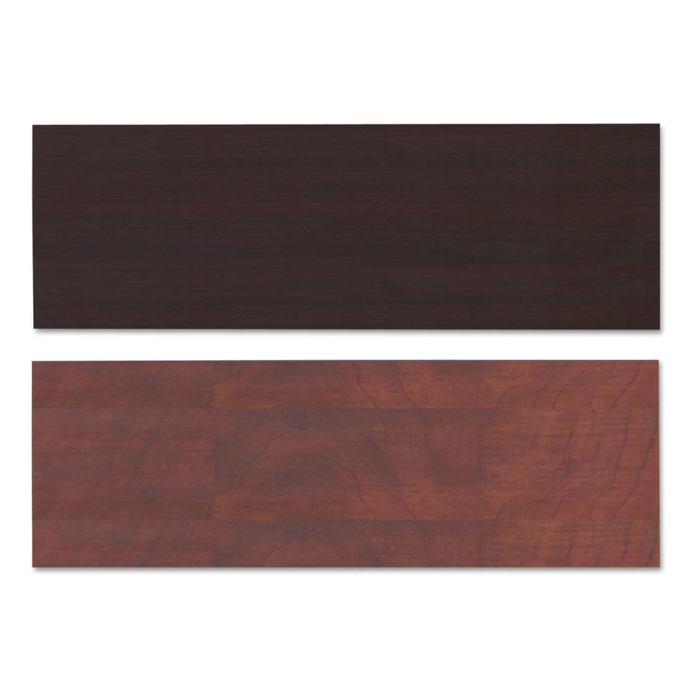 Alera ALETT7224CM Reversible 71-1/2 In. X 23-5/8 In. Rectangular Laminate Table Top - Medium Cherry/Mahogany - Image 2