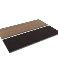 Alera ALETT7224EW Reversible 71-1/2 In. X 23-5/8 In. Rectangular Laminate Table Top - Espresso/Walnut