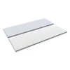 Alera ALETT7224WG Reversible 71-1/2 In. X 23-5/8 In. Rectangular Laminate Table Top - White/Gray