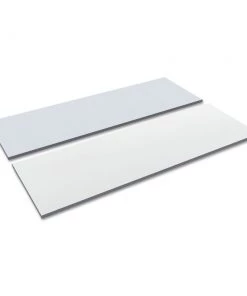 Alera ALETT7224WG Reversible 71-1/2 In. X 23-5/8 In. Rectangular Laminate Table Top - White/Gray