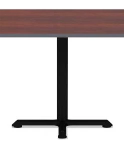 Alera ALETTSQ36CM Square Reversible Laminate Table Top - Medium Cherry/Mahogany