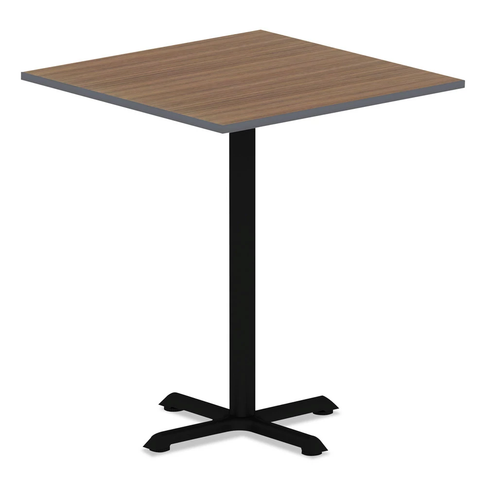 Alera ALETTSQ36EW Reversible 35-3/8 In. X 35-3/8 In. Square Laminate Table Top - Espresso/Walnut - Image 2