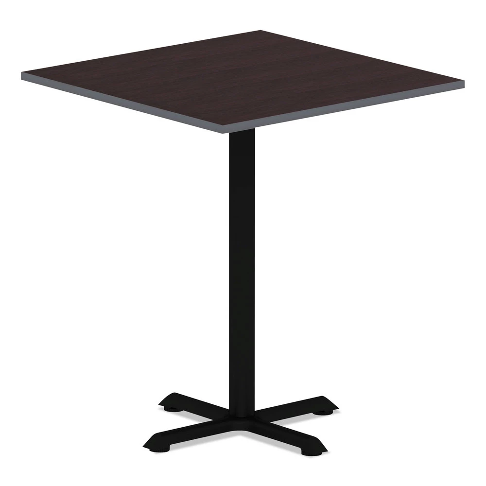 Alera ALETTSQ36EW Reversible 35-3/8 In. X 35-3/8 In. Square Laminate Table Top - Espresso/Walnut - Image 3