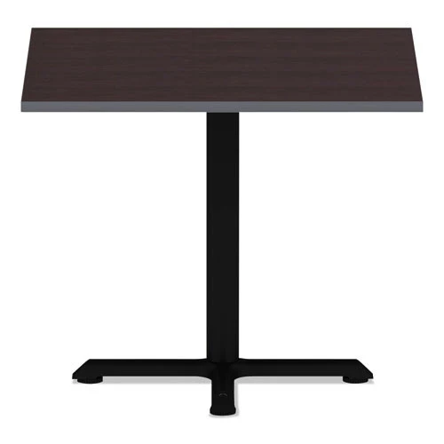 Alera ALETTSQ36EW Reversible 35-3/8 In. X 35-3/8 In. Square Laminate Table Top - Espresso/Walnut - Image 5