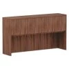 Alera VA286615WA Valencia Series 64.75 In. X 15 In. X 35.38 In. 3-Compartment Hutch - Modern Walnut