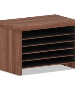 Alera VA316012WA Valencia Series 15.75 In. X 9.88 In. X 10.88 In. Under-Counter File Organizer - Modern Walnut