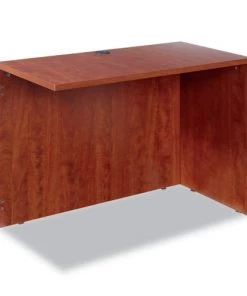 Alera ALEVA354224MC Valencia Series 42 In. X 23-5/8 In. X 29-1/2 In. Reversible Return/Bridge Shell - Medium Cherry