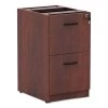 Alera ALEVA542822MC Valencia Series 15.63 In. X 20.5 In. X 28.5 In. Full Pedestal File Drawer - Medium Cherry