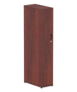 Alera ALEVA621224MC Valencia Series 11-7/8 In. X 22-7/8 In. X 65 In. Wardrobe Cabinet - Medium Cherry