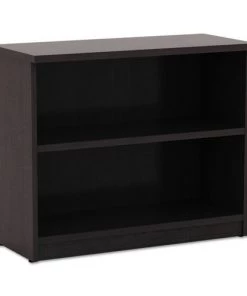 Alera ALEVA633032ES Valencia Series 2-Shelf 31-3/4 In. X 14 In. X 29-1/2 In. Bookcase - Espresso