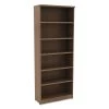 Alera ALEVA638232WA Valencia Series 6-Shelf 31-3/4 In. X 14 In. X 80-1/4 In. Bookcase - Modern Walnut