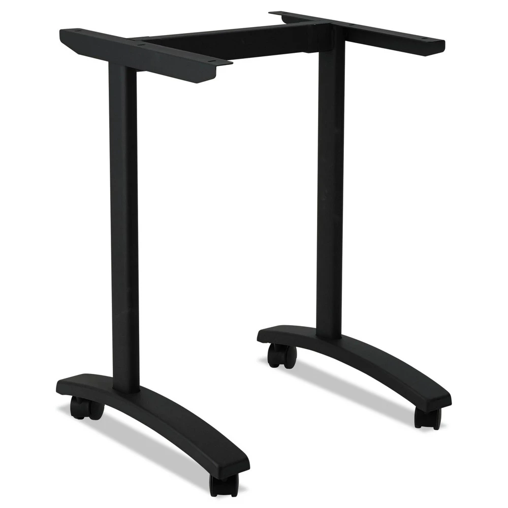 Alera ALEVA7443BK Valencia Series T-Leg Base 24-1/2 In. X 19-3/4 In. X 28-1/2 In. Training Table - Black (1-Kit)