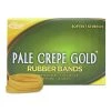 Alliance 21405 Pale Crepe Gold Rubber Bands, Size 117b, 0.06 In. Gauge, Crepe, 1 Lb Box, (300-Piece/Box)
