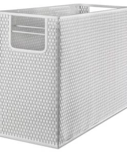 Artistic ART20010WH Urban Collection 1 Section 13 In. X 5.75 In. X 10.75 In. Letter/Legal Size Punched Metal Desktop File - White