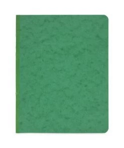ACCO A7025976A 8.5 In. X 11 In. 3 In. Capacity 2-Piece Prong Fastener Pressboard Report Cover With Tyvek Reinforced Hinge - Green/Dark Green