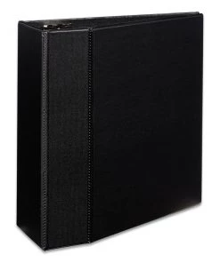 Avery 07901 11 In. X 8.5 In. DuraHinge 3 Ring 5 In. Capacity Durable Non-View Binder With EZD Rings - Black