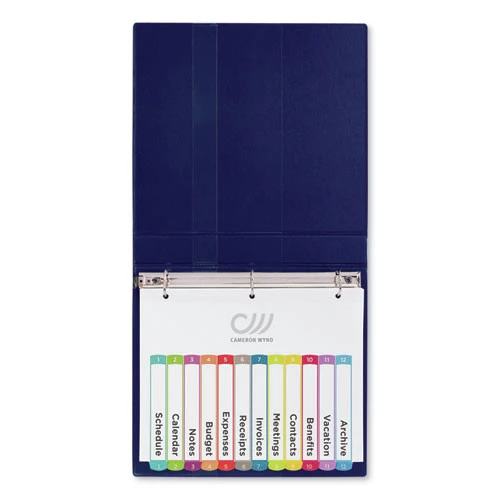 Avery 11843 1 - 12 Tab Customizable TOC Ready Index Divider Set - Multicolor (1 Set) - Image 3