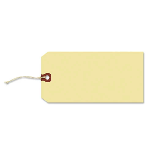 Avery 12508 6.25 In. X 3.13 In. 11.5 Pt Stock Strung Shipping Tags - Manila (1000-Piece/Box) - Image 3