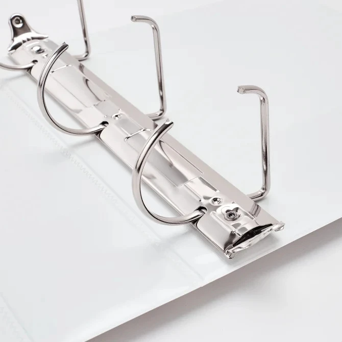 Avery 17030 11 In. X 8.5 In. Durable View Binder With DuraHinge And 3 Slant Rings - White (4/Pack) - Image 4