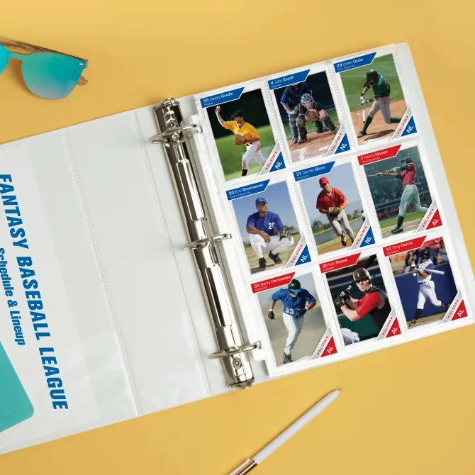 Avery 17030 11 In. X 8.5 In. Durable View Binder With DuraHinge And 3 Slant Rings - White (4/Pack) - Image 5