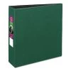 Avery 27653 Durable Non-View Binder With Durahinge And Slant Rings, 3 Rings, 3-in Capacity, 11 X 8.5, Green