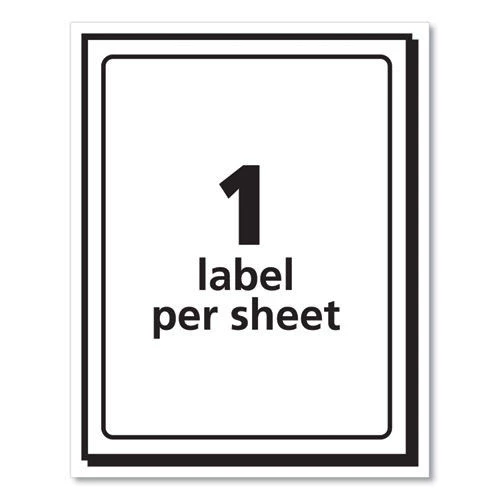 Avery 05292 Inkjet/Laser Printer 4 In. X 6 In. Shipping Labels With TrueBlock Technology - White (20-Piece/Pack) - Image 3